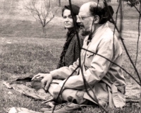 Anne Waldman and Allen Ginsberg, circa late 1980s