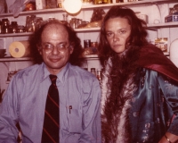 Allen Ginsberg, Anne Waldman, New Years Eve, NYC, 1979, Photo by Louis Cartwright
